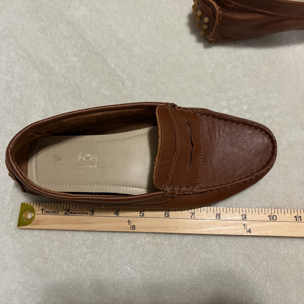 Coach And Four Italian Leather Loafer Driving Shoe - Picture 10 of 12
